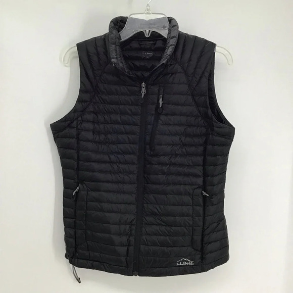 L.L. Bean Women’s Downtek Pertex Quantum Down Puffer Vest Black Size Small - Picture 1 of 10